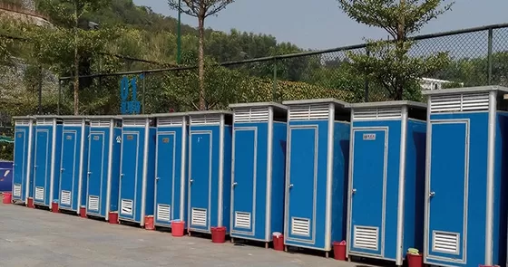 Easy Setup Steel Portable Toilet Rental Movable Cabin For Rural Areas