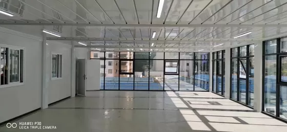 16ft 20ft Portable Site Office Container 4 Bedroom Collapsible Flat Pack House