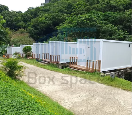 Earthquake Resistant 3 Bedroom Container House Anti Rust Flat Pack Mobile Homes