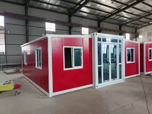 Prefabricated Fold Out 2 Bedroom Container House Luxury Modular Home New Zealand Expandable Modern Foldable Houses
