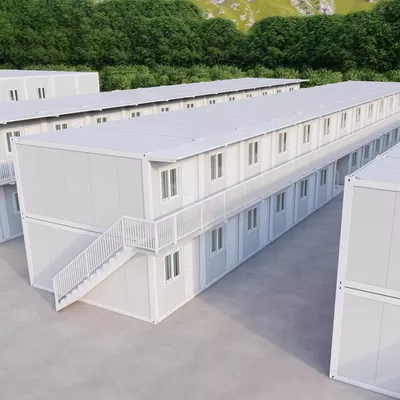 Earthquake Resistence Prefab Eco House Log Cabin Kits Prefab 4 Bedroom House Customized Steel Modular Homes From China