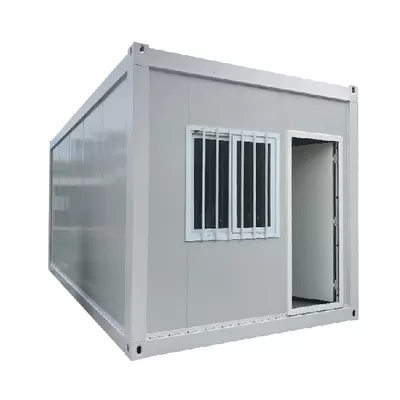 Elihouses 20ft Flat-Packed Container House Prefabricate Houses 6x3 Meter Temporary Worker Housing 2 Bedroom With Toilet And Beds
