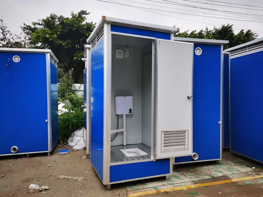 Prefab Metal Portable Toilet , EPS Portable Container Toilet For Outdoor Park