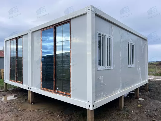 BOX SPACE 2 Floor Prefab House Shipping Container Home Frame Gable Industry China Wholesale Air Bnb Container Houses