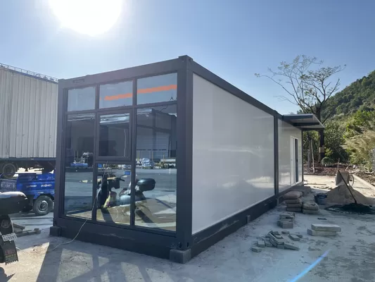 40 Foot Container Office Movable Customized Commercial 20ft Office Container With Bathroom And Modern Outlook