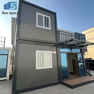 20ft X 20ft Two Storey Container Office With Roof Decking Home Office And Holiday House For Personal Use