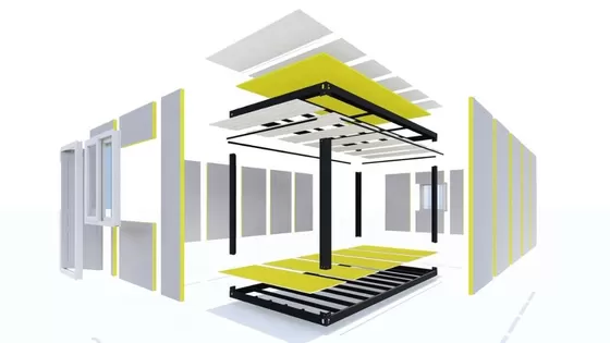 BOX SPACE New Zealand Low Cost Casas Prefabricadas Flat Pack Container House European Container House