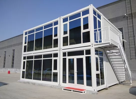 Internal Prefabricated Office Container , Flat Readymade 20ft Site Office Container