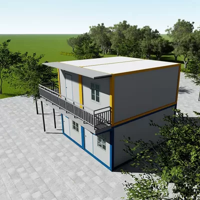 ISO Certificated Prefab Mobile Modular Tiny Steel Structure Frame Assemble Flat Pack Container House