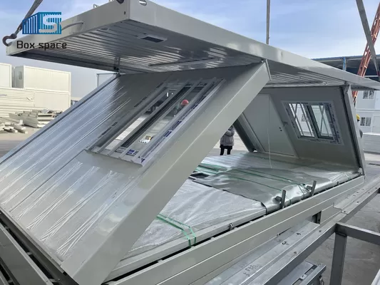 Prefabricated Z Folding Container House Portable Flat Pack Modular Homes