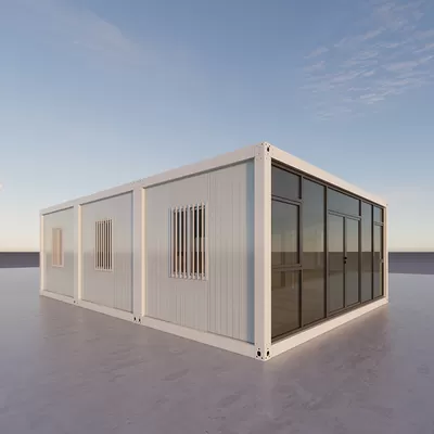 BOX SPACE Container Board House Algeria Container Home Romania Steel Container House Tiny Homes Ready To Ship 6 Rooms