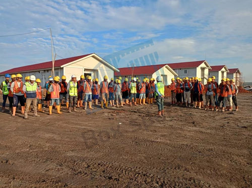 Latest company news about Indonesia mining worker dormitory project complete !