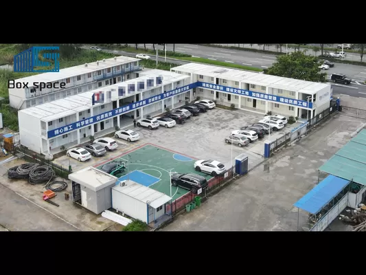 Modern Flat Pack Container Houses Ready-To-Living Construction For Labor Dormitory Customized Ready-Made House