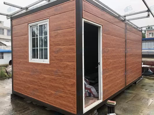 BOX SPACE 2024 Modular Portable Homes, Wooden Garden House, Steel Prefabricated Houses With Exterior Claddings