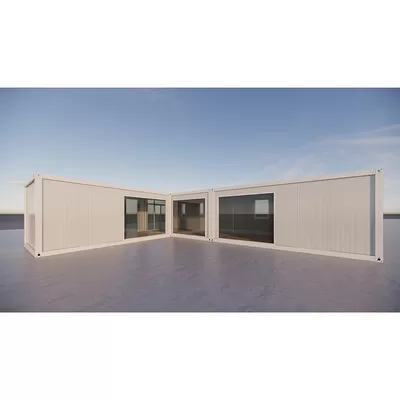 Customized Premade Shipping Container Homes 20ft Modular Prefab Kiosk House