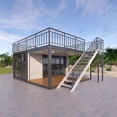 20ft 40ft Detachable Container House  with 3 Bedrooms and Bathroom