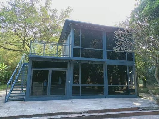 Portable Flat Pack Container House With Kitchen And Bathroom