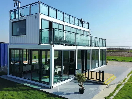 BOX SPACE Deluxe Edition Factory Prices Container House Fully Assembled Thailand Modular House 40ft Prefab Homes