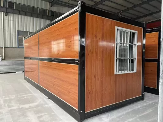 100% Ready Made Good Quality Steel Folding Container House With Electricity And Insulation Preinstalled