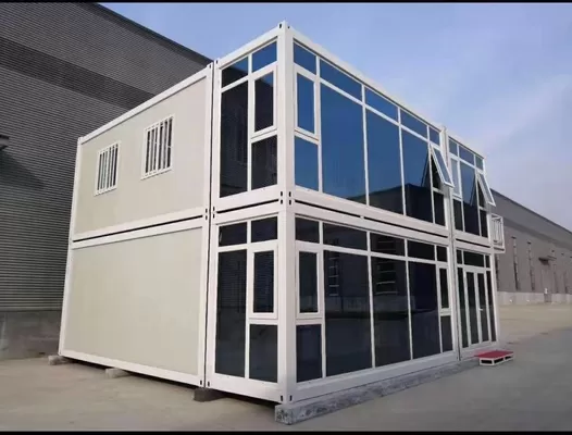 Prefab 2 Bedroom Container House Sandwich Panel Steel Modular Tiny Homes
