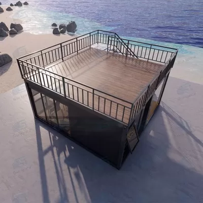 Industry China Wholesale Air Bnb Container Houses Modern Prefab Houses Sale Italy Container House 2 Story Tiny Homes