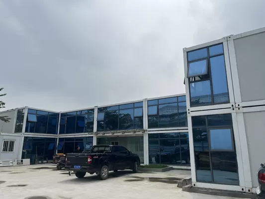 BOX SPACE Low Cost Prefabricated House Build Tiny Size Container Home Design Hotel Prefab House Container House