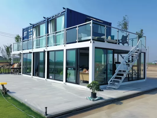 BOX SPACE 20ft Flat Pack Container House Prefab Shipping Container House Luxury Prefabricated Container Homes