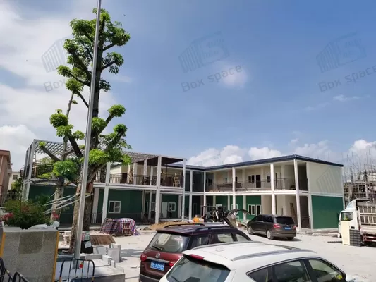 BOX SPACE Pre Built Container Homes, Steel Frame Prefab Homes, 40 Foot Container Homes, Modular Prefab House