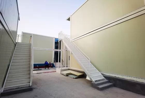 Apartment Units Flat Pack Container House Prefabricated Prefab Living Cabins